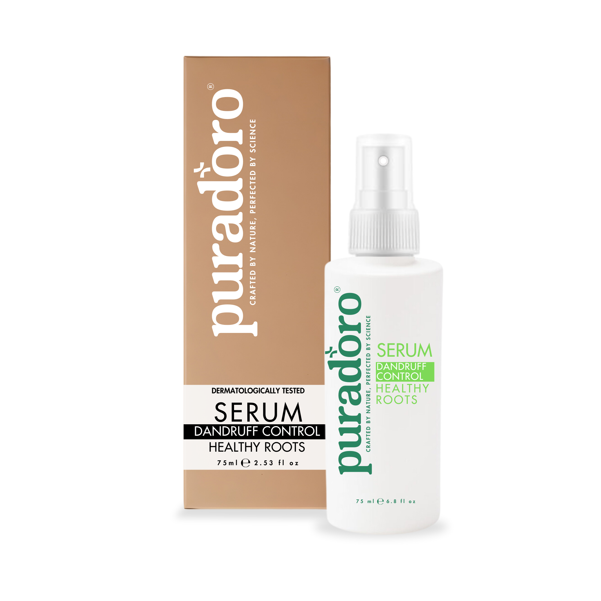 dandruff Anti-Dandruff Hårserum & Sund Hårbund – Bekæmpelse af skæl og fedtet hårbund, beroliger hovedbunden 75ml - Billede 1
