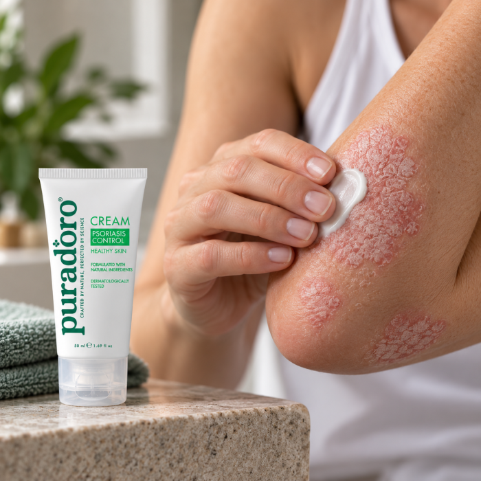 Psoriasiscreme & Sund Hud – Reducerer flager, kløe og rødme 50ml - Billede 4